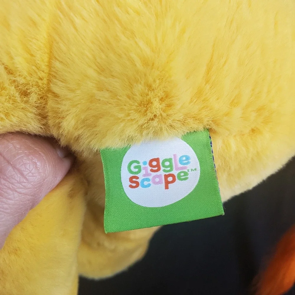 Giggle Scape Yellow Lion Plush Orange Mane  12